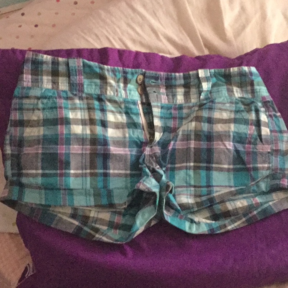 Plaid shorts